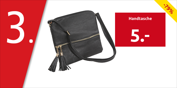 Handtasche mit Quasten, hellblau