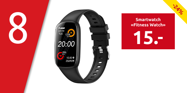 Smartwatch «Fitness Watch», Autonomie bis zu 20 Tagen