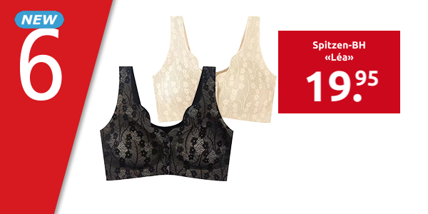 Spitzen-BH «Léa», schwarz