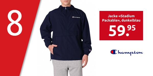 Champion Jacke «Stadium Packable», dunkelblau