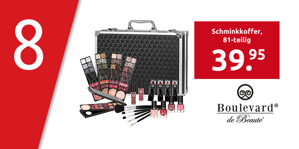 Boulevard de Beauté, Schminkkoffer «VIP Traveler Amsterdam», 81-teilig