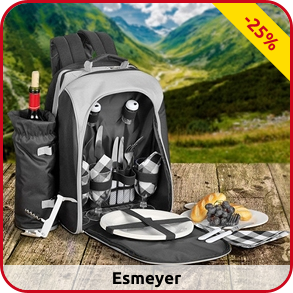 Esmeyer Picknickrucksack «Freetime», 23-teilig für 4 Personen