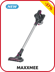 Maxxmee Akku-Hand- & Bodenstaubsauger, grau/rosa