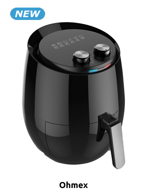 Ohmex Heissluftfritteuse «3502 AIR», mit Überhitzungsschutz, 3,2 l