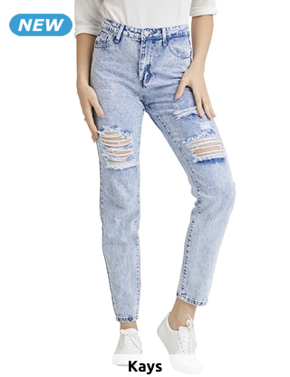 Jeans loose fit «Rebel», hellblau