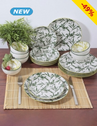 Tafelservice «Jaya», 18-teilig, für 6 Personen