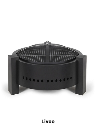 Livoo Feuerschale «Doc286», 2-in-1