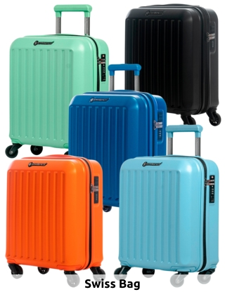 Swiss Bag Koffer «Trolley Cabine Easyjet», hellblau