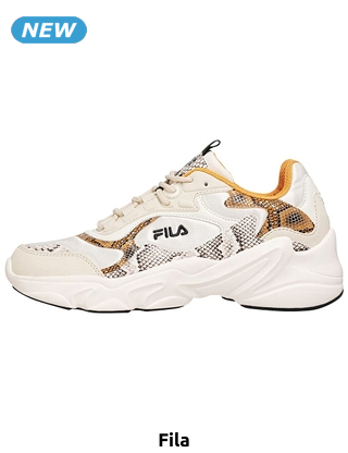 FILA Damen-Sneakers «Collene», weiss/orange