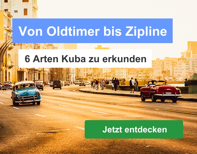 Unterwegs auf Kuba: von Oldtimer bis Zipline