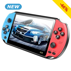 Tragbare Konsole, 3'000 Spiele der 90er und 2000er Jahre in Farbe