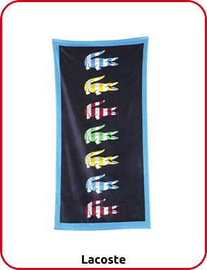 Lacoste Strandtuch «Bayadère III», 90 x 180 cm
