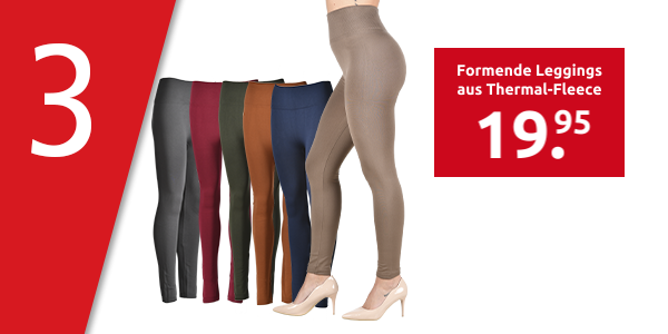 Formende Leggings mit wärmender Innenseite aus Thermal-Fleece