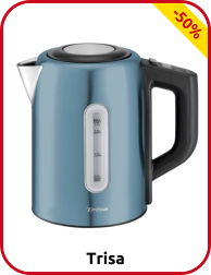 Trisa Wasserkocher «Vario Temp», blau