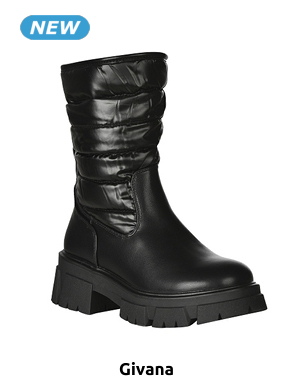 GIVANA Damenstiefel, im Chunky Boots-Style, schwarz