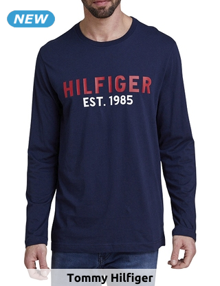 Tommy Hilfiger T-Shirt langärmelig, dunkelblau