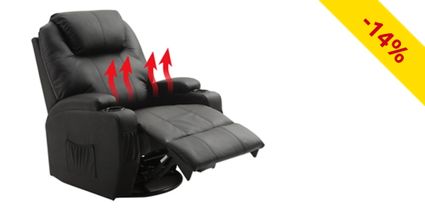 Elektrischer Sessel mit Wärme- und Massagefunktion