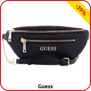GUESS Gürteltasche «Caley», schwarz
