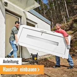 HORNBACH Anleitung Haustür einbauen