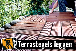 Houten terrastegels leggen | HORNBACH