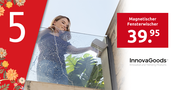 InnovaGoods Magnetischer Fensterwischer