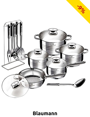 Blaumann Kochgeschirr, 17-teilig