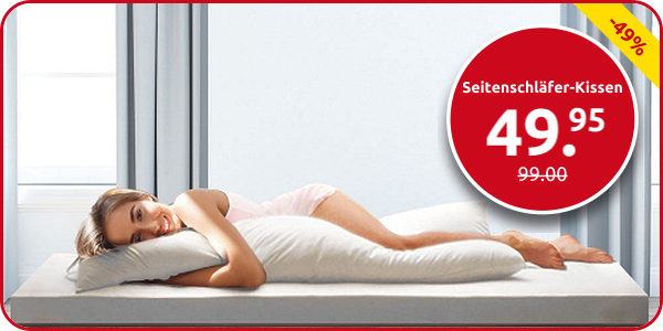 Seitenschläfer-Kissen