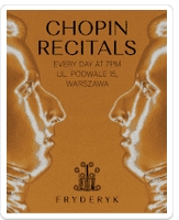 Koncert Chopinowski w Sali Koncertowej Fryderyk