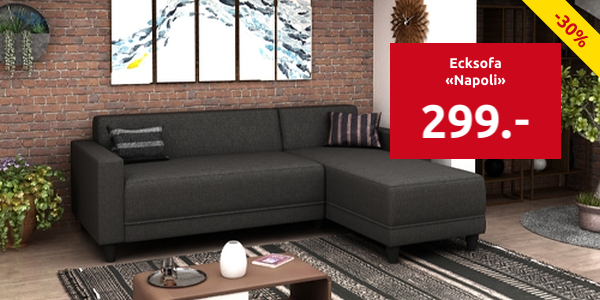 Ecksofa «Napoli», B 197 cm