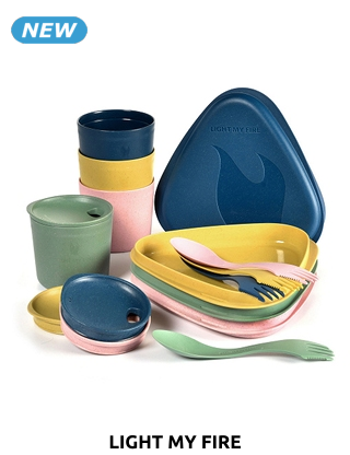 LIGHT MY FIRE Picknickgeschirr «Picnic for 4», 4 Personen, 16-teilig