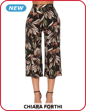 Hose von Chiara Forthi, schwarz/grün