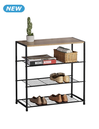 Schuhregal «Buki 2» für 9 Paar Schuhe, B 63 x H 63 x T 30 cm