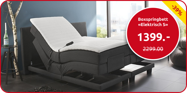 Boxspringbett «Elektrisch S»
