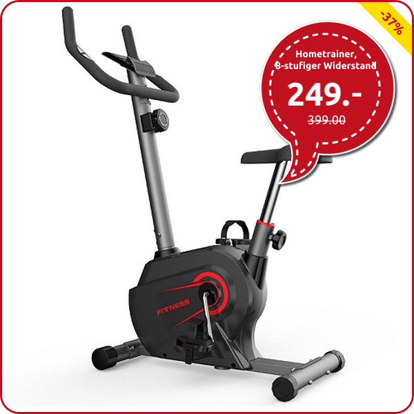 Hometrainer, 8-stufiger Widerstand