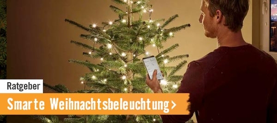 Smarte Weihnachtsbeleuchtung