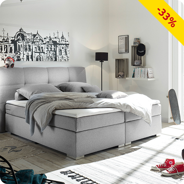 Boxspringbett «Nairobi», 160 x 200 cm