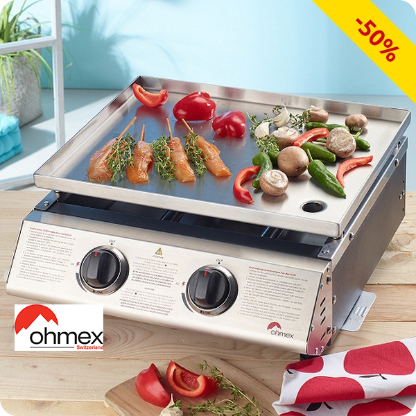Gasgrill/Plancha Ohmex 2020