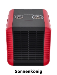 Sonnenkönig Keramik-Heizlüfter «Cuby», mit Thermostat