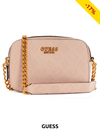 GUESS Handtasche mit Kette, rosa