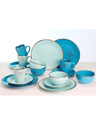 Kombiservice «Blue» für 4 Personen, 16-teilig