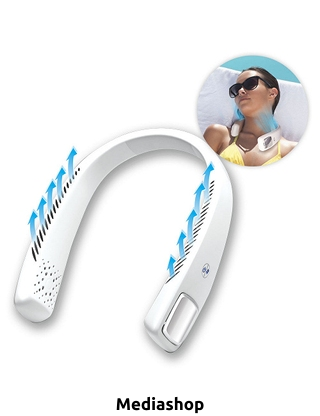 Tragbarer Nackenventilator «Cool 2 Go», Länge verstellbar 15 - 42 cm