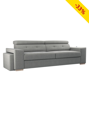 Sofa «Teo», hellgrau