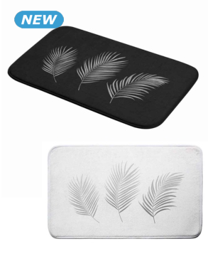 Badteppich «Orbella», 45 x 75 cm, schwarz