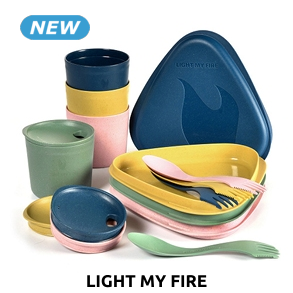 LIGHT MY FIRE Picknickgeschirr «Picnic for 4», 4 Personen, 16-teilig