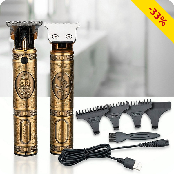 Ultra präziser Haarschneider, goldfarben