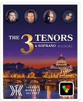 THE 3 TENORS & SOPRANO – WŁOSKA GALA OPEROWA PRZY ŚWIECACH