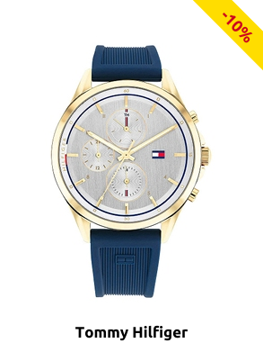 TOMMY HILFIGER Damenuhr «Stella», blau