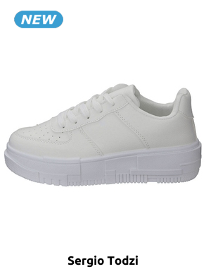 Sergio Todzi Damensneakers mit Plateausohle in Weiss