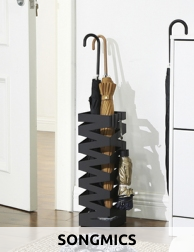 SONGMICS Schirmständer, 15,5 x 15,5 x H 49 cm, schwarz