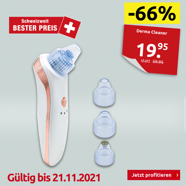 Derma Cleaner, 4 Saugköpfe